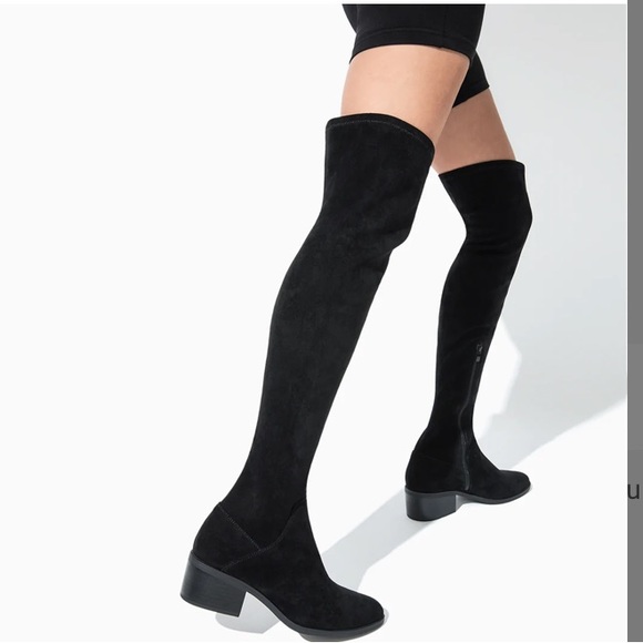Steve Madden Aggie Black Size 9 Knee High Tall Boots - Picture 1 of 5